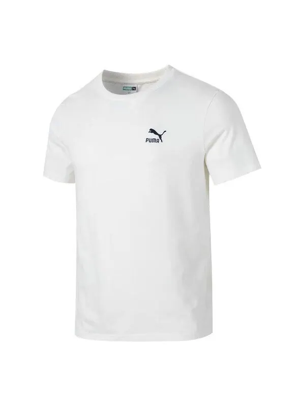 Футболка logo sports t-shirt 'white' Puma — изображение 1 из 4, белый