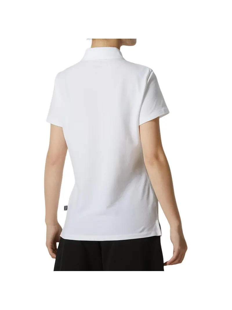 Поло (WMNS) PUMA Logo Polo 'White' 630564-02 — 4