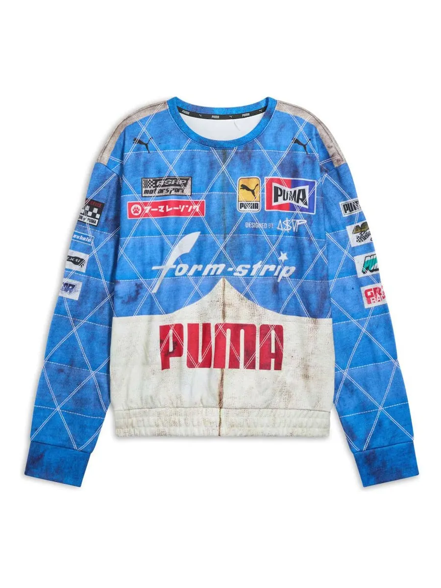 Свитер PUMA x A$AP ROCKY Quilted Sweatshirt 'Clyde Royal'
