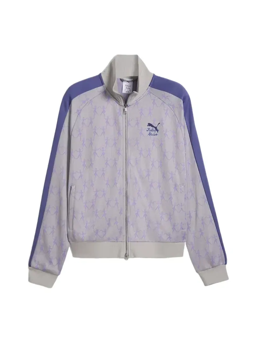 Мужская куртка с принтом PUMA x Kidsuper T7 Track Jacket — изображение 1 из 5, серый