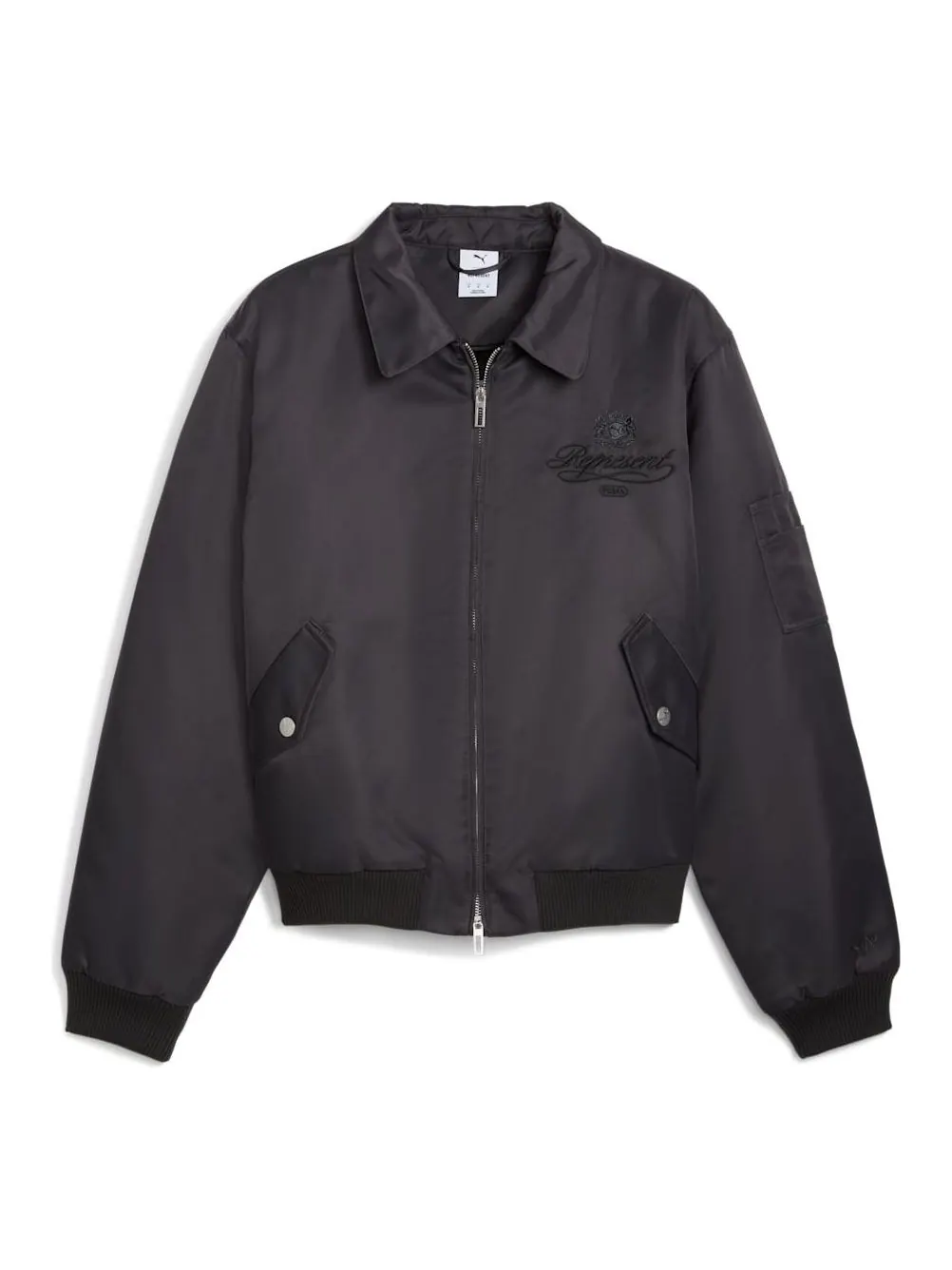 Куртка-бомбер Puma x REPRESENT Logo — изображение 1 из 2, черный