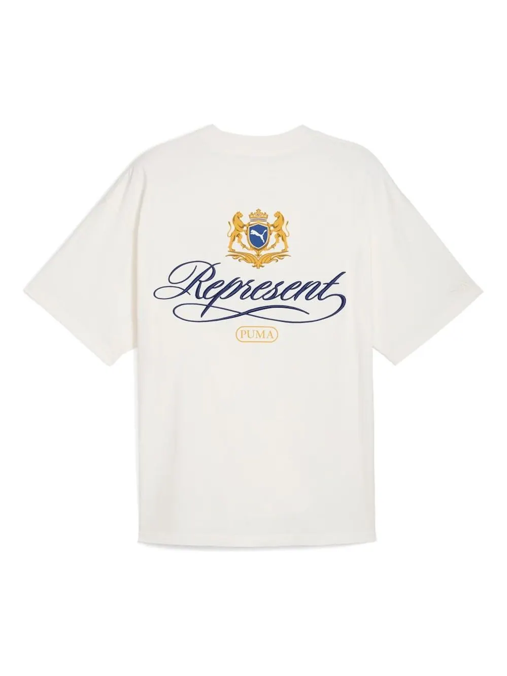 Футболка Puma x REPRESENT Graphic T-Shirt 'White' — изображение 1 из 2, белый