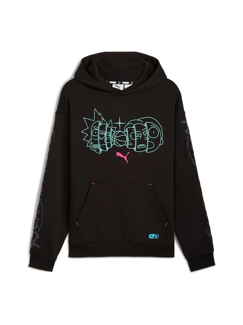 Худи Puma x RICK AND MORTY — изображение 2 из 2, черный