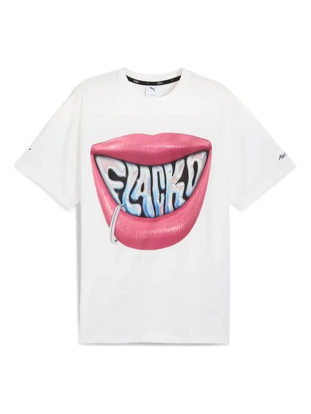 Мужская футболка с принтом PUMA x A$AP Rocky Flacko Smile — изображение 1 из 2, белый