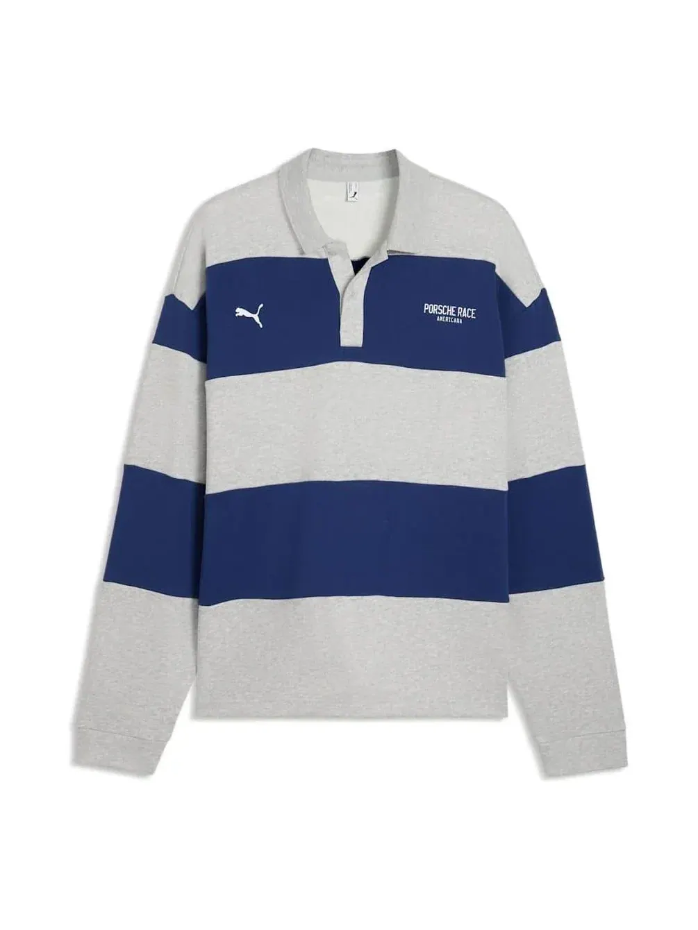 Поло с длинным рукавом PUMA x Porsche Legacy 'Blue Jewel' — изображение 1 из 2, синий