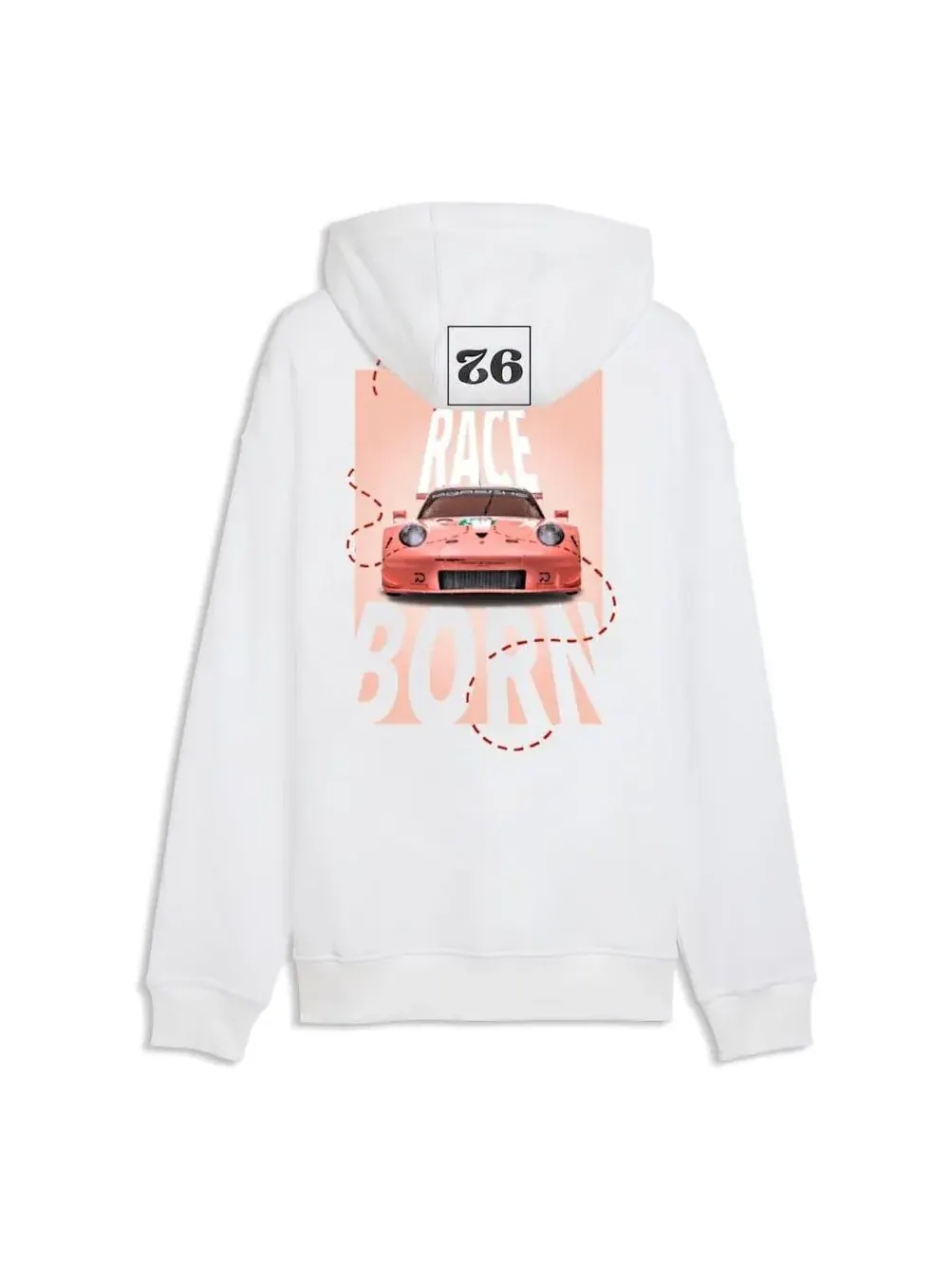 Худи PUMA Porsche Legacy Sau 'PUMA White' — изображение 1 из 2, белый