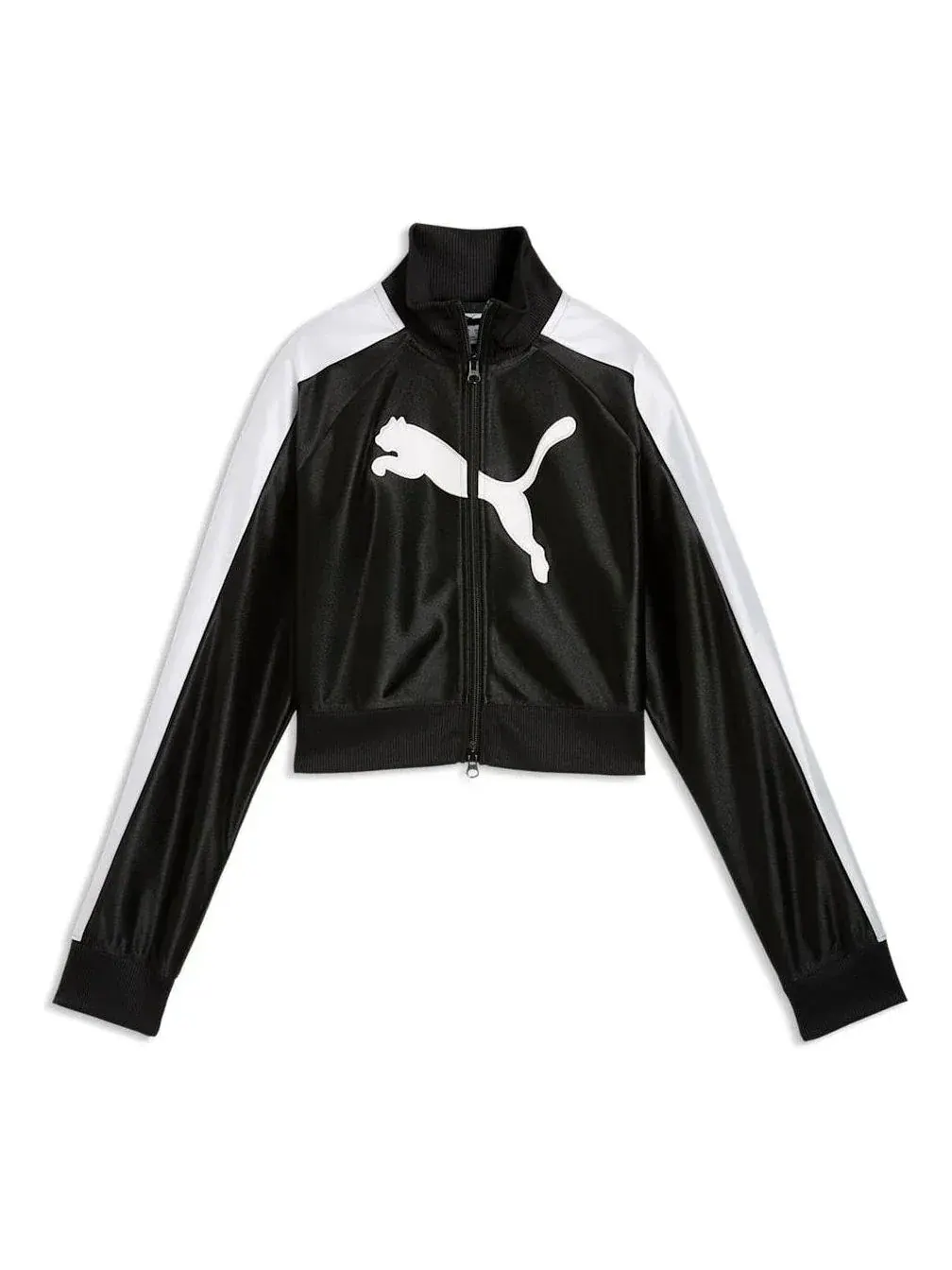 (WMNS) Укороченная спортивная куртка PUMA Future.Puma.Archive T7 — изображение 1 из 2, черный