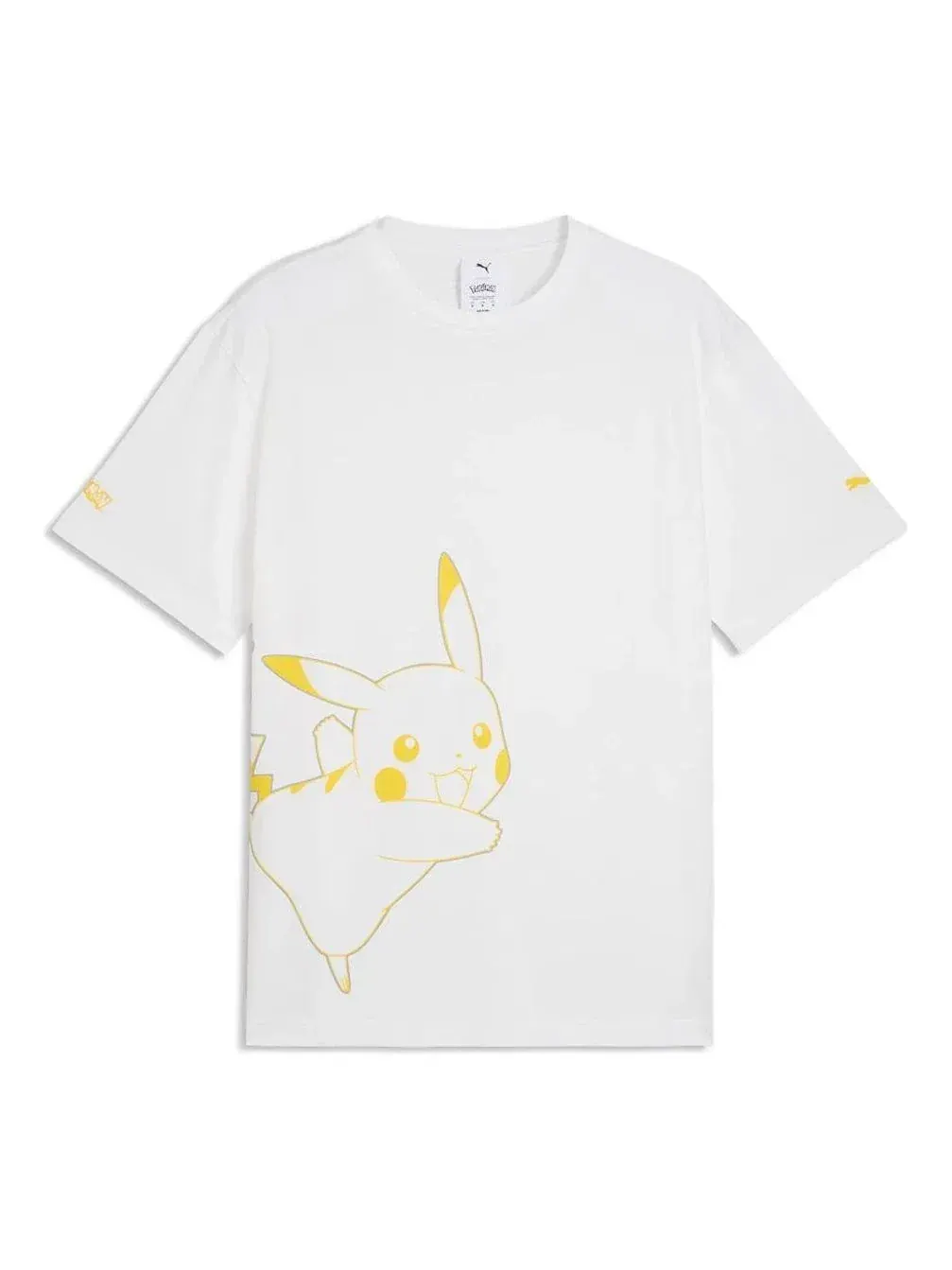 Футболка PUMA x Pokemon Relaxed Graphic T-Shirt 'PUMA White' 634914-02 — изображение 1 из 2, белый