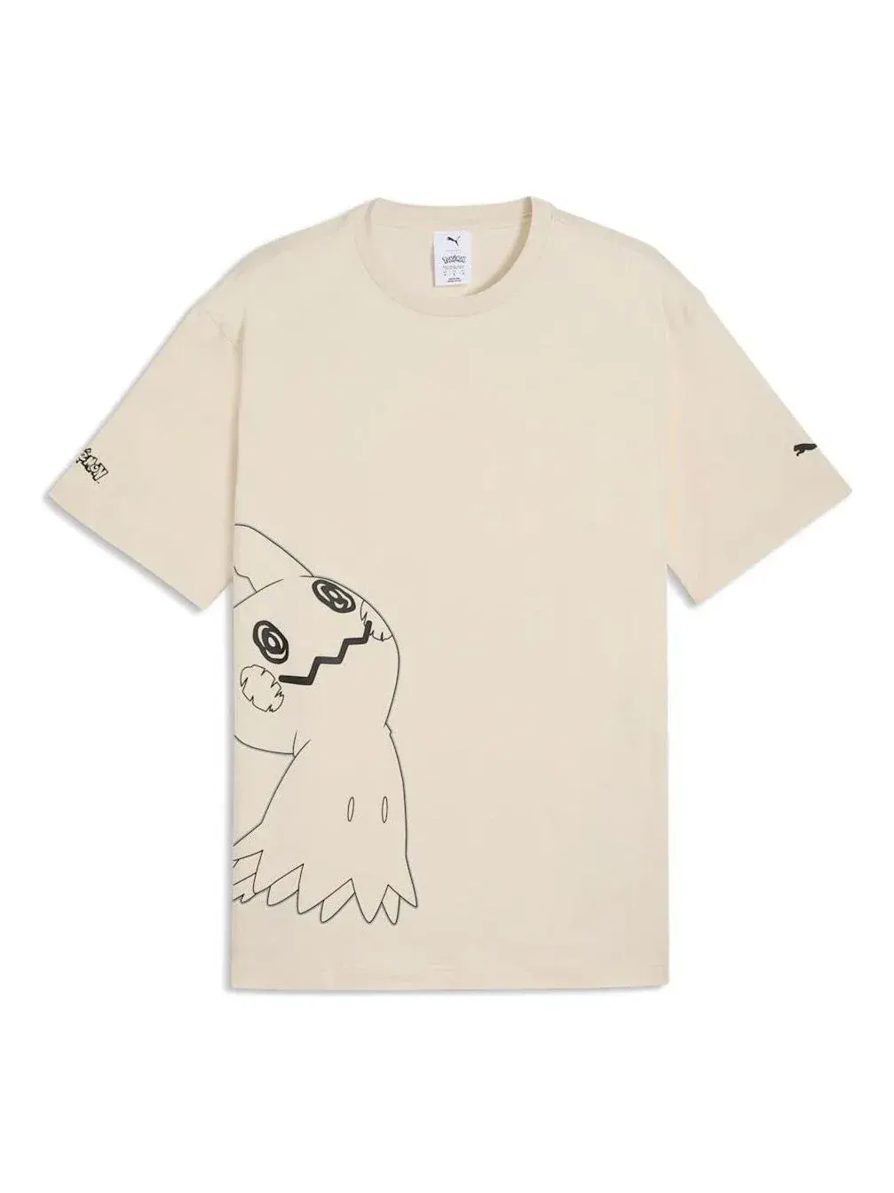 Футболка PUMA x Pokemon Relaxed Graphic T-Shirt 'Alpine Snow' 634914-87 — изображение 1 из 2, белый