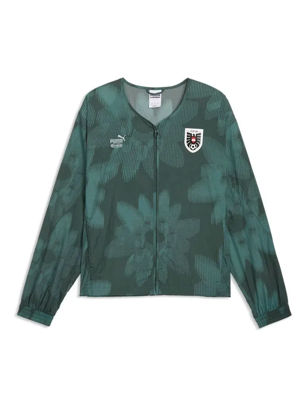 Спортивная куртка PUMA x AUSTRIA x SALEHE BEMBURY KING — изображение 1 из 2, зеленый