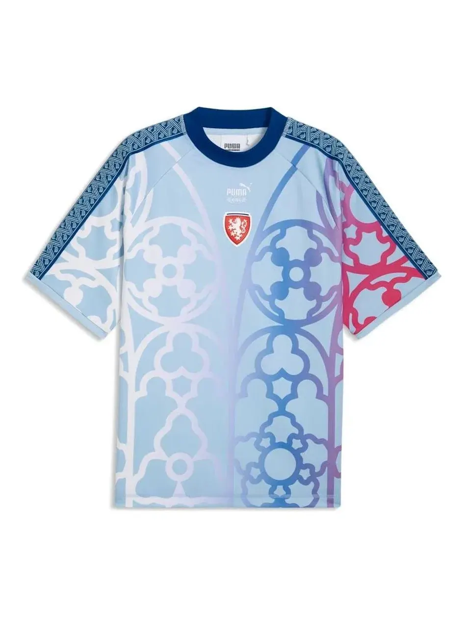 Футболка PUMA x CZECHIA x SALEHE BEMBURY KING Jersey 'Haute Tropic' 635089-43 — изображение 1 из 2, синий