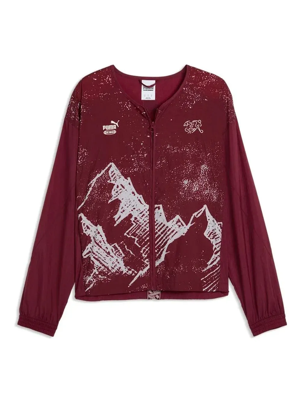 Спортивная куртка PUMA x SWITZERLAND x SALEHE BEMBURY KING 'Team Regal Red' 635105-78 — изображение 1 из 2, красный