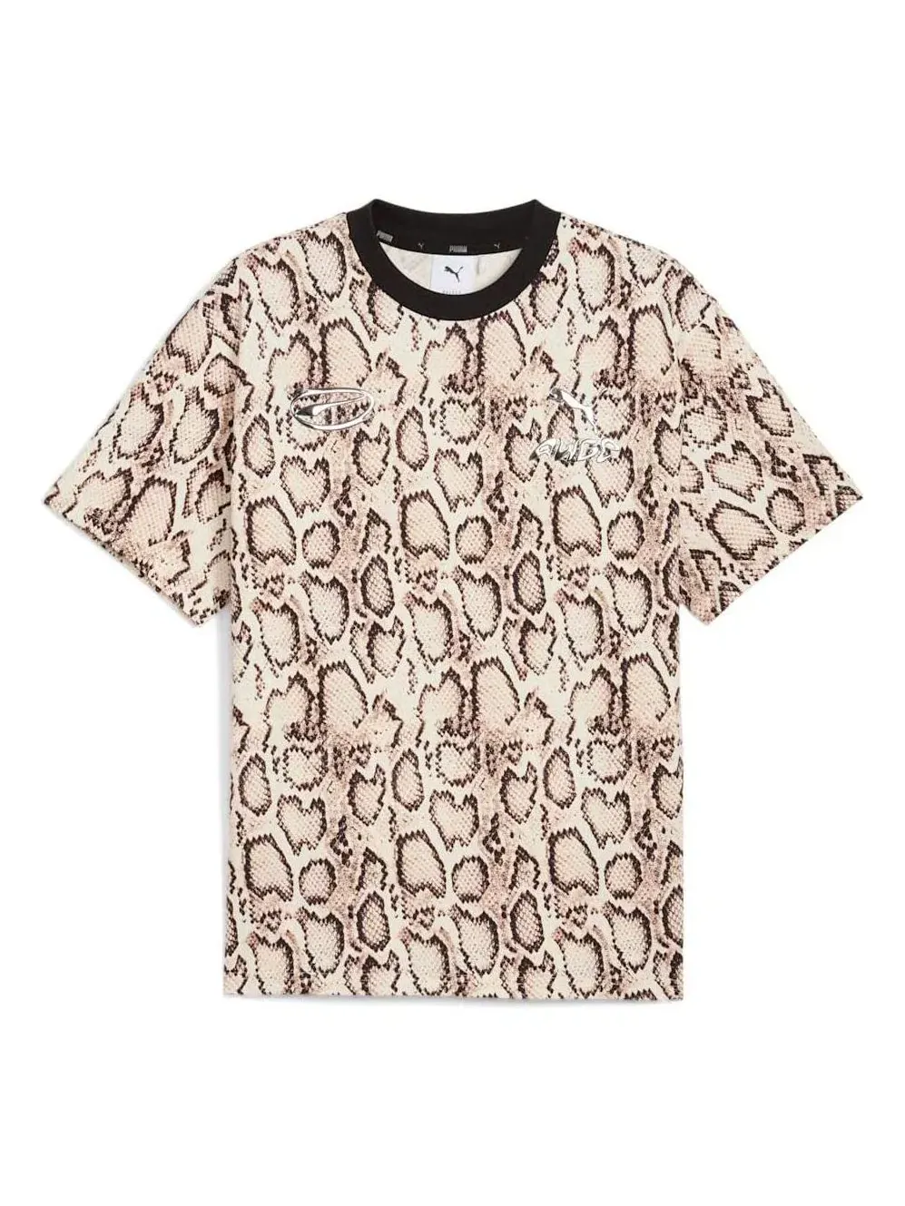 Мужская футболка с принтом PUMA x A$AP Rocky Snake Skin T-Shirt — изображение 1 из 2, бежевый