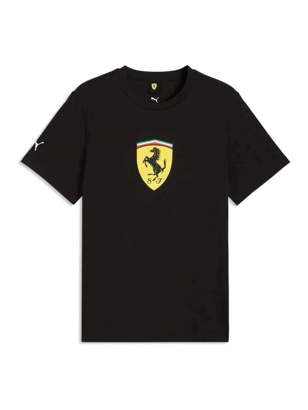 Футболка PUMA x Scuderia Ferrari с цветным щитом — изображение 1 из 2, черный