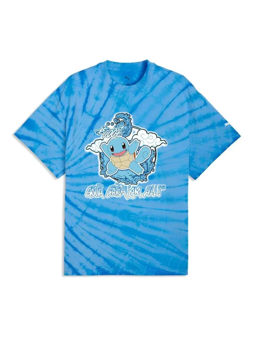 Футболка PUMA x Pokemon Squirtle Oversized 'Team Light Blue' 635656-01 — изображение 1 из 2, синий