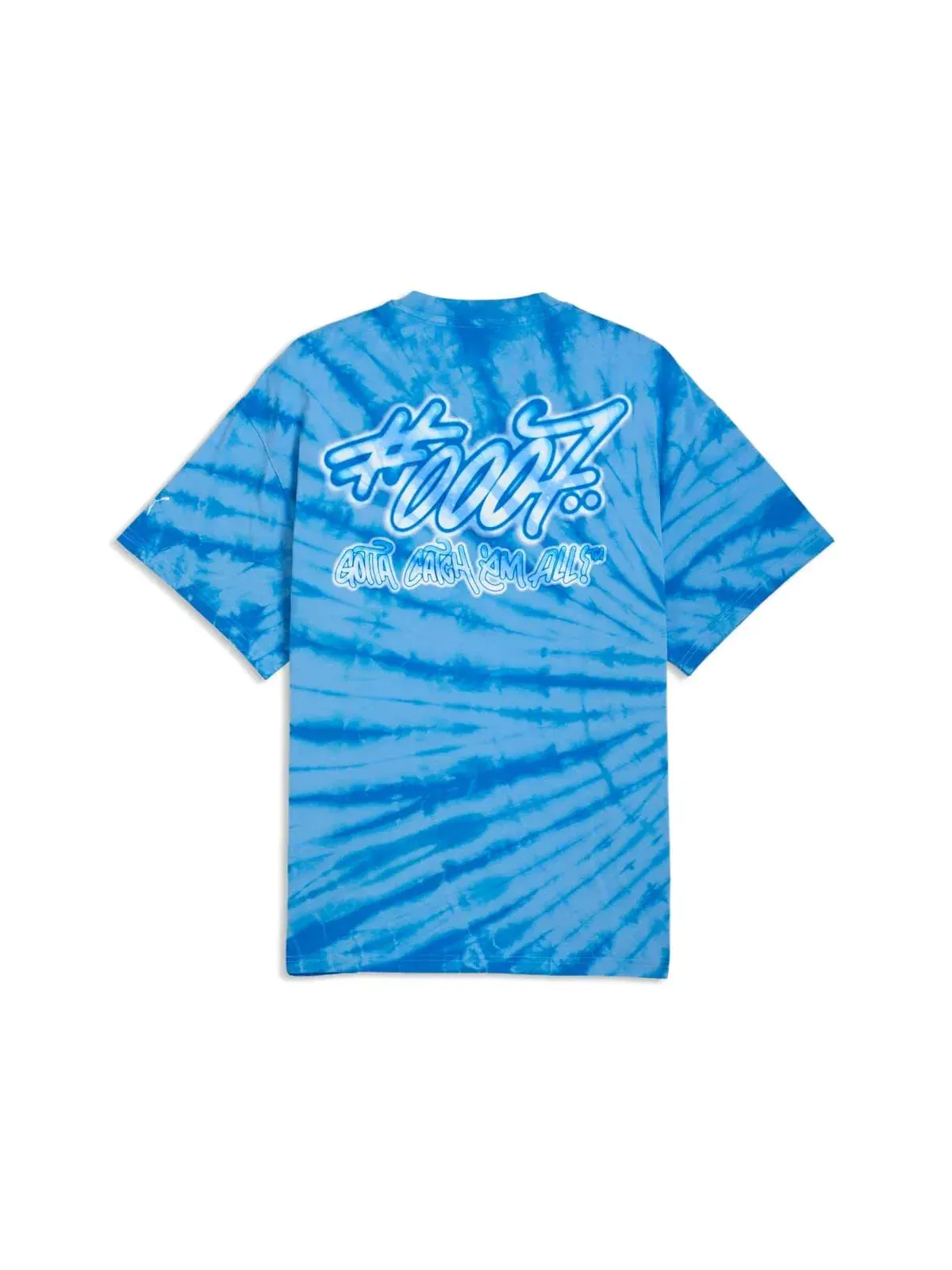 Футболка PUMA x Pokemon Squirtle Oversized 'Team Light Blue' 635656-01 — изображение 2 из 2, синий