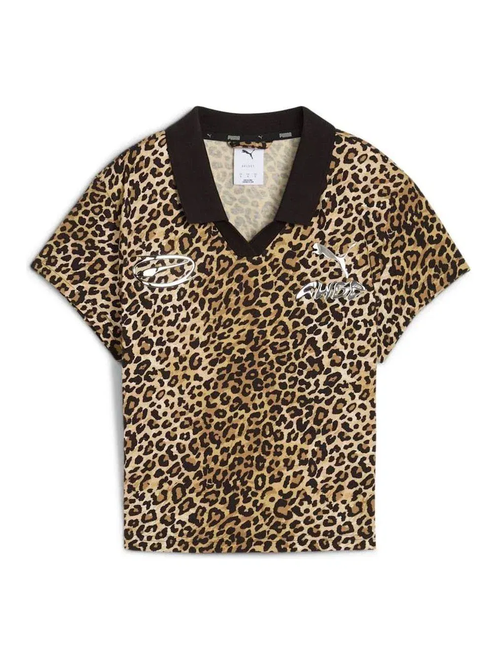 Женская футболка с принтом PUMA x A$AP ROCKY Baby T-Shirt Warm Beige Aop — изображение 1 из 2, мульти