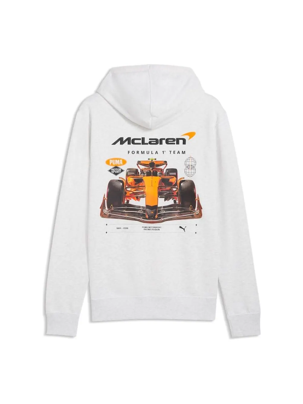 Худи Puma McLaren Racing Graphic Hoodie — изображение 1 из 5, белый