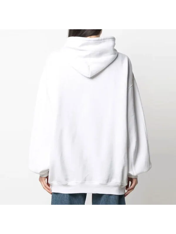Свитер ss21 logo printing hoodie white Balenciaga — изображение 4 из 4, белый