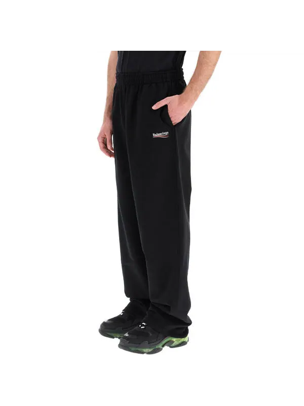 Брюки political campaign sweatpants 'black' Balenciaga — изображение 4 из 4, черный
