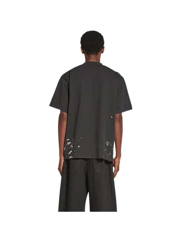 Футболка 90/10 t-shirt large fit 'black' Balenciaga — изображение 4 из 4, черный