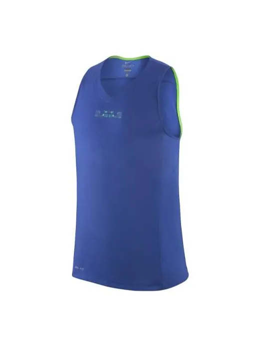 Джерси Men's Nike Sleeveless Casual Sports Basketball Jersey/Vest Blue — изображение 1 из 2, синий