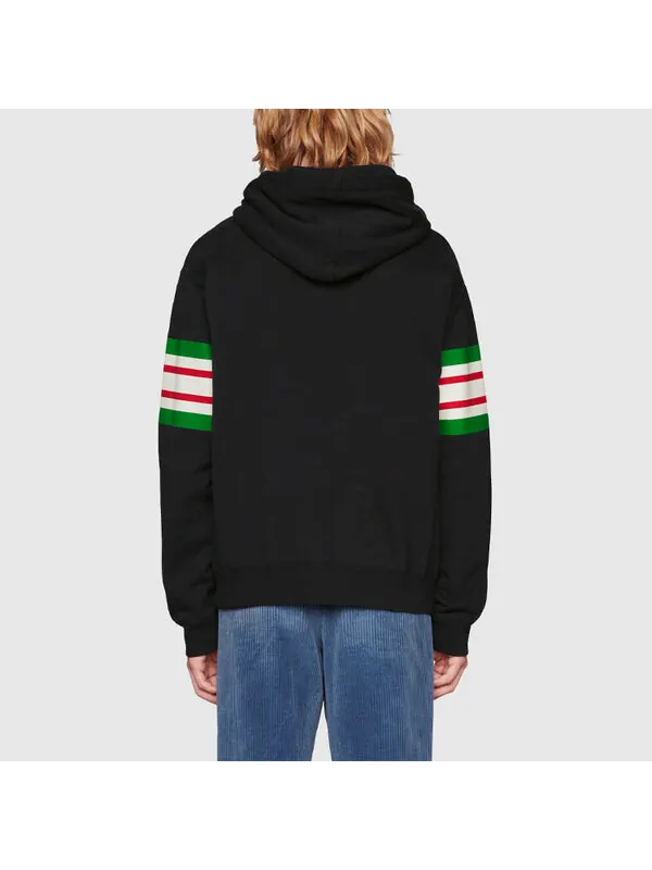 Толстовка GUCCI Interlocking G Print Hoodie — изображение 4 из 4, черный