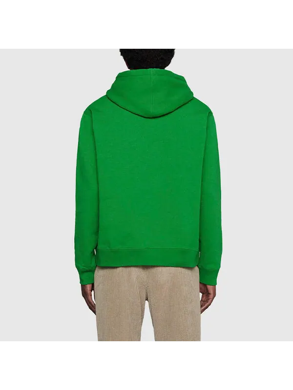 Толстовка Gucci x Doraemon Cotton Hoodie — изображение 4 из 4, зеленый