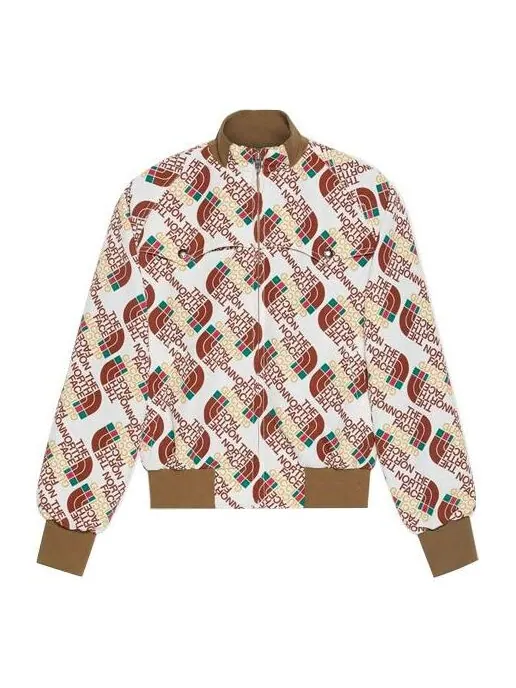 Куртка The North Face Crossover Webbing Printing Aviator Jacket — изображение 1 из 4, коричневый