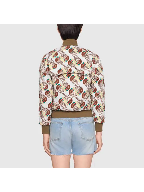 Куртка The North Face Crossover Webbing Printing Aviator Jacket — изображение 3 из 4, коричневый