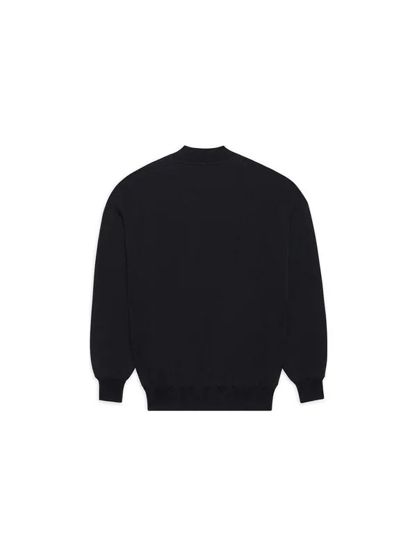 Толстовка real crewneck sweatshirt 'black' Balenciaga — изображение 2 из 4, черный