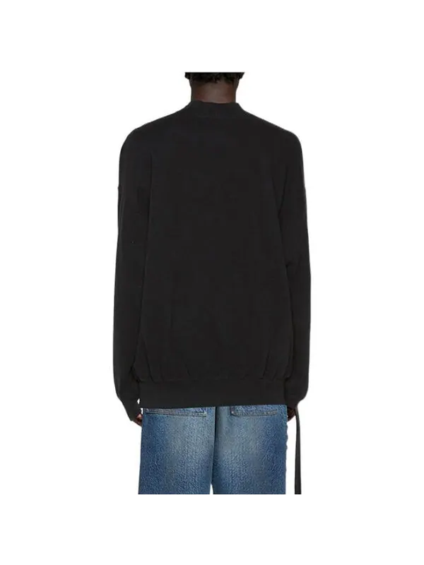 Толстовка real crewneck sweatshirt 'black' Balenciaga — изображение 4 из 4, черный