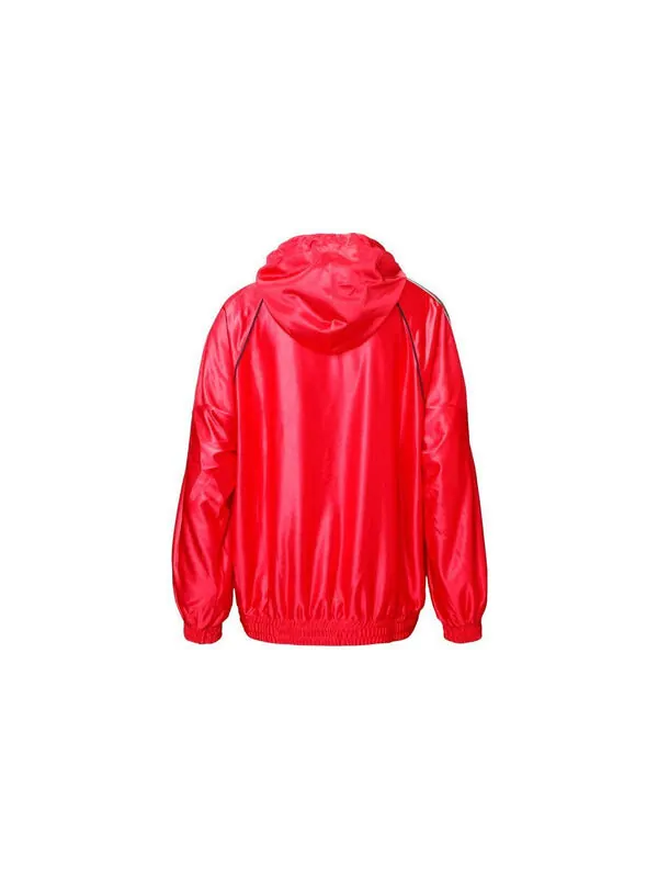 Куртка Gucci ss21 taped hooded track jacket — изображение 2 из 4, красный