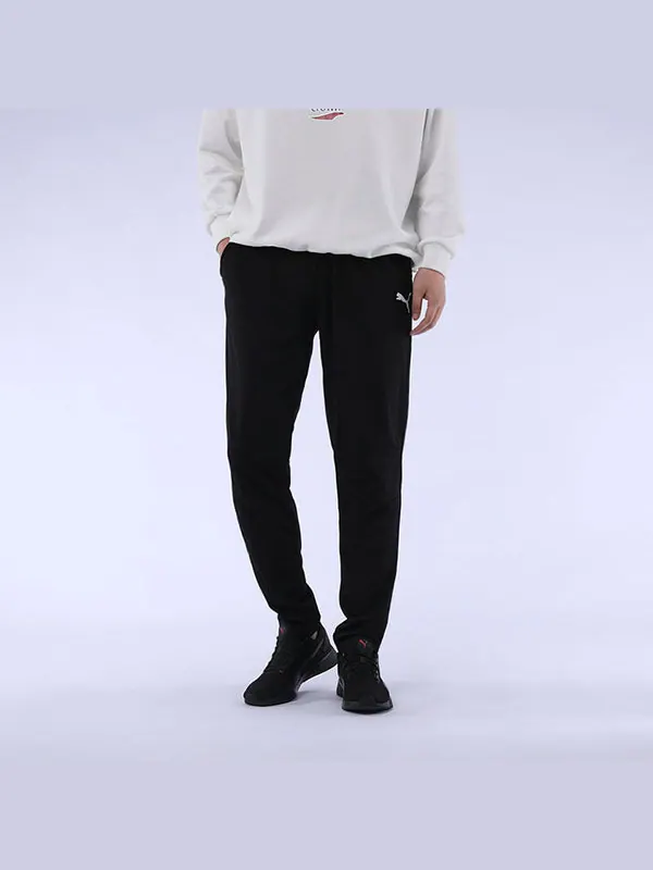 Брюки knitted track pants 'black' Puma — изображение 4 из 4, черный