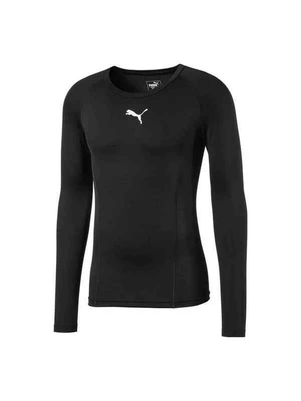 Футболка liga baselayer long sleeve shirt 'black' Puma — изображение 1 из 1, черный