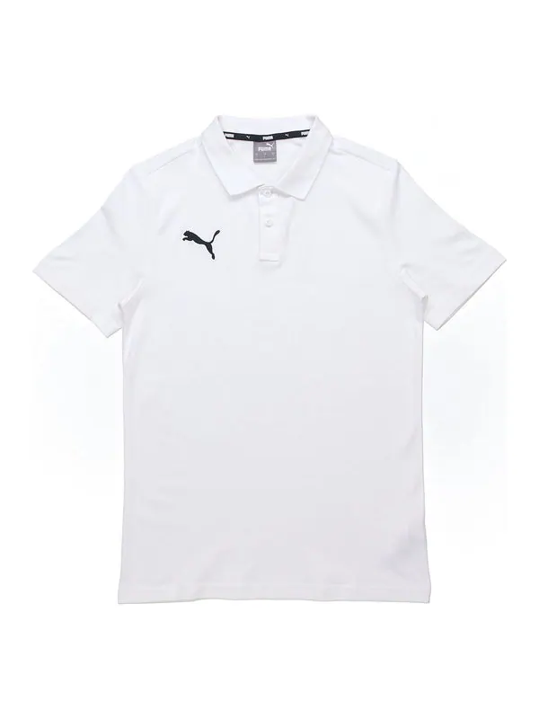 Рубашка поло ess casual polo shirt 'white' Puma — изображение 1 из 4, белый