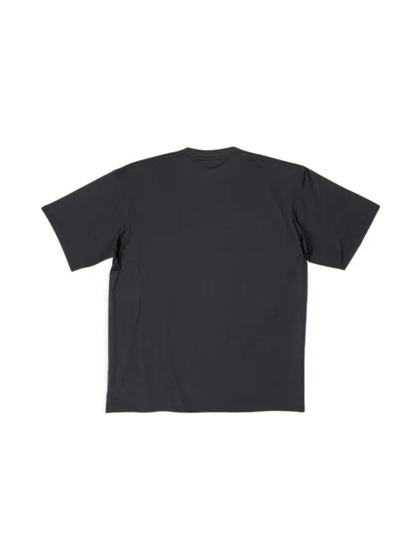 Футболка swim t-shirt 'black' Balenciaga — изображение 2 из 4, черный