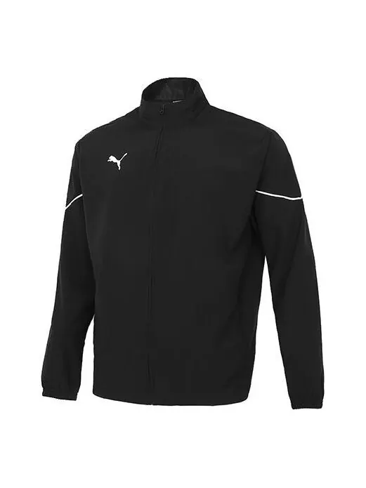 Куртка team rise sideline jacket 'black' Puma — изображение 1 из 4, черный
