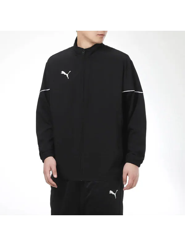 Куртка team rise sideline jacket 'black' Puma — изображение 4 из 4, черный