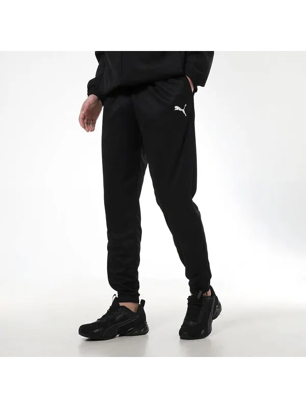 Брюки football clothing teamwear pants 'black' Puma — изображение 3 из 4, черный