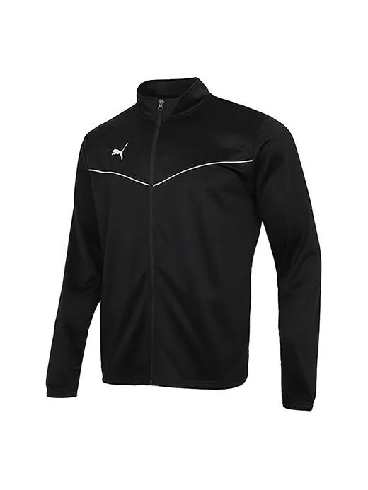 Куртка team rise jacket 'black' Puma — изображение 1 из 4, черный