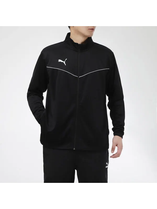 Куртка team rise jacket 'black' Puma — изображение 3 из 4, черный