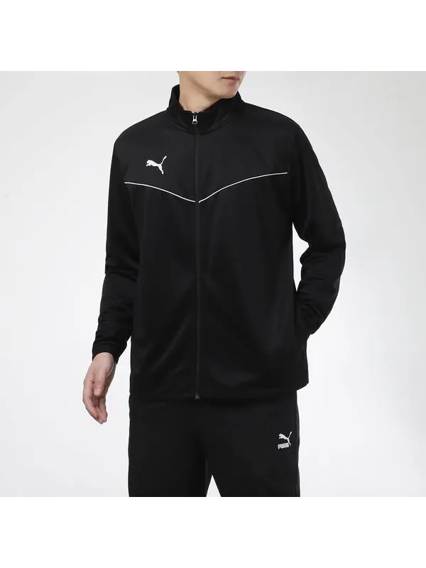 Куртка team rise jacket 'black' Puma — изображение 4 из 4, черный