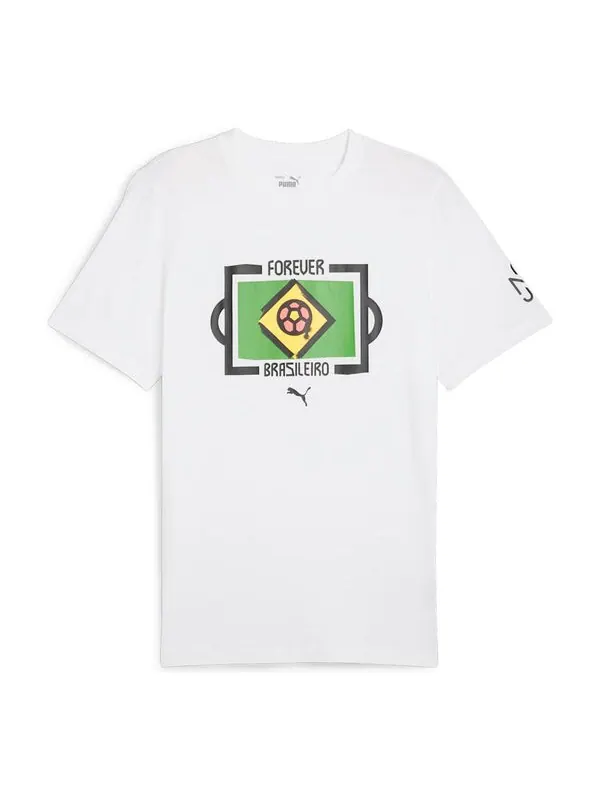 Футболка x neymar jr x copa america soccer t-shirt 'white' Puma — изображение 1 из 2, белый