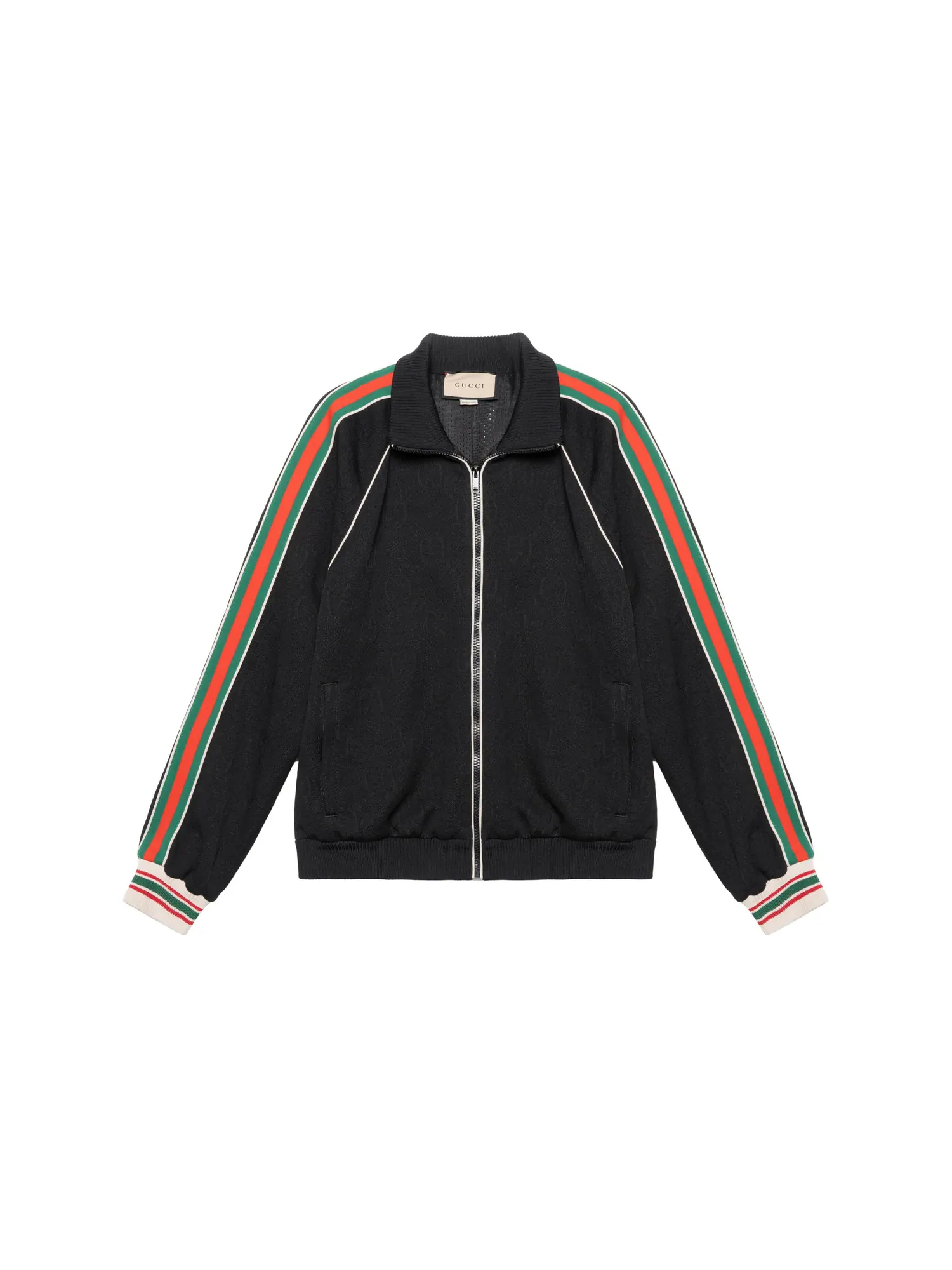 Куртка Gucci GG Jacquard Jersey Zip — изображение 7 из 12, черный