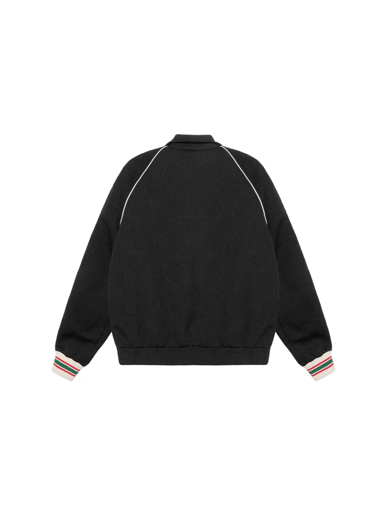 Куртка Gucci GG Jacquard Jersey Zip — изображение 8 из 12, черный
