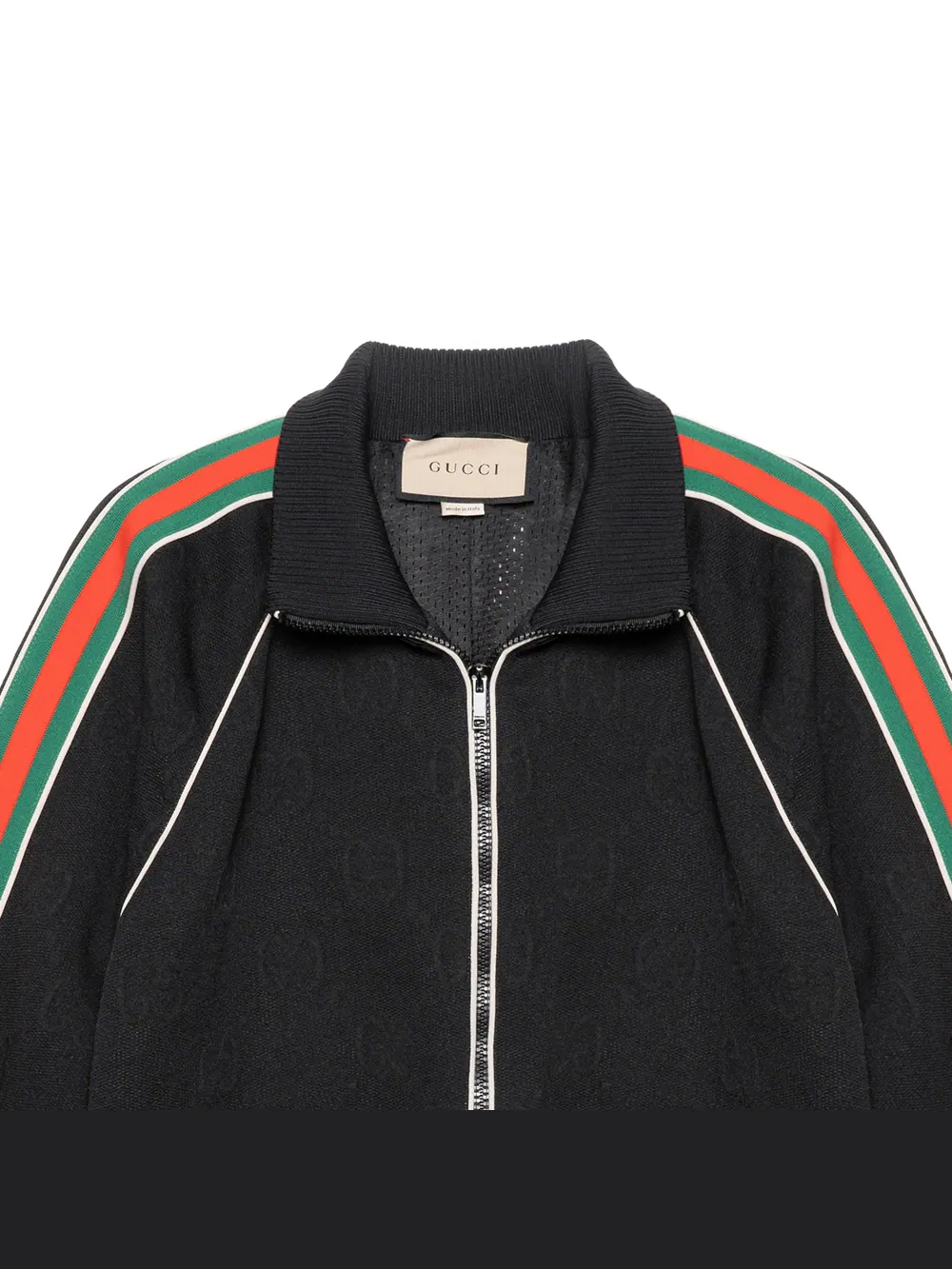 Куртка Gucci GG Jacquard Jersey Zip — изображение 9 из 12, черный