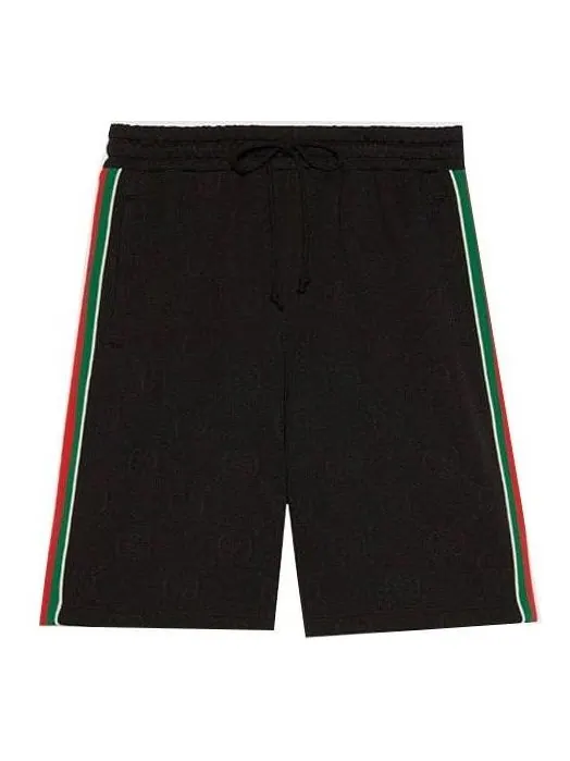 Шорты Gucci GG Jacquard Jersey Bermuda Short — изображение 1 из 4, черный