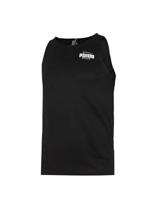 Спортивный топ PUMA Behind the Back Tank 'Black' 670833-02 — изображение 1 из 5, черный