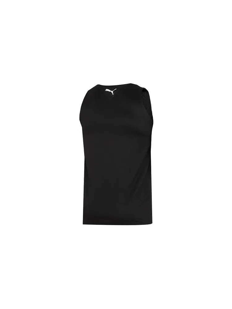 Спортивный топ PUMA Behind the Back Tank 'Black' 670833-02 — изображение 2 из 5, черный